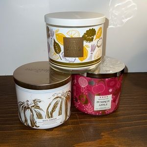 Bath and body works fall candle bundle